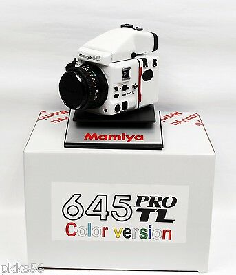 Mamiya 645 Pro Tl Special Ultra-rare Edition ((( Color Set ))) Pearl White !!!